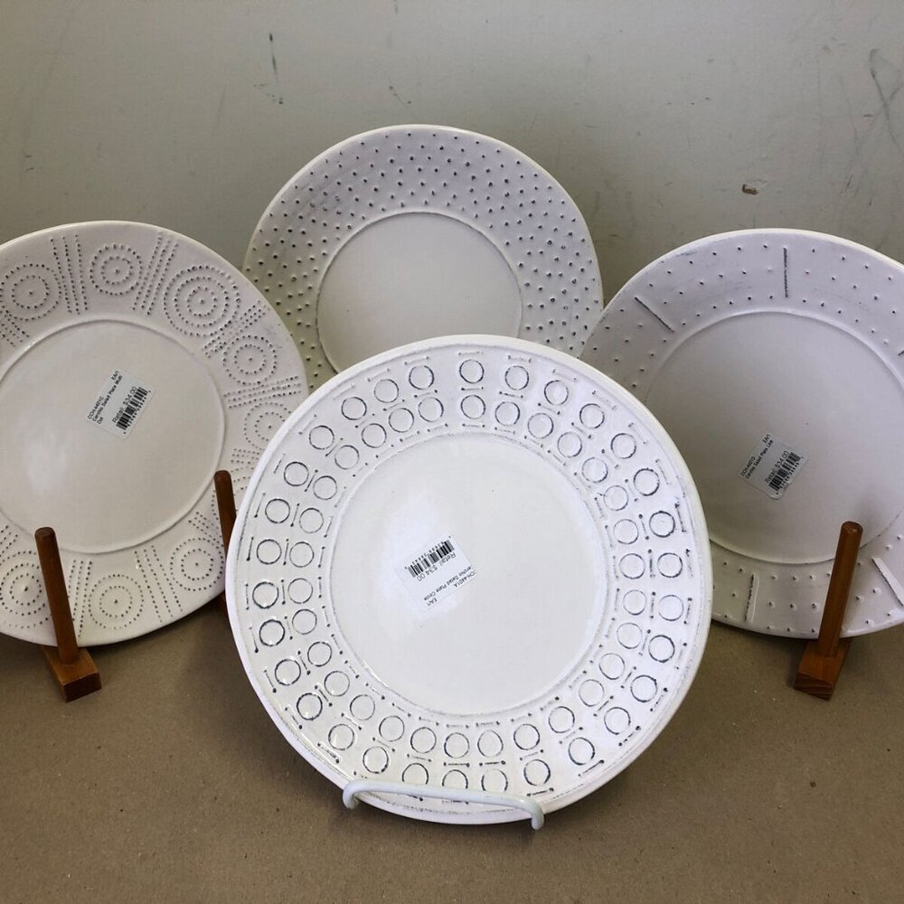 Vietri Forte Assorted Salad Plates Set of 4